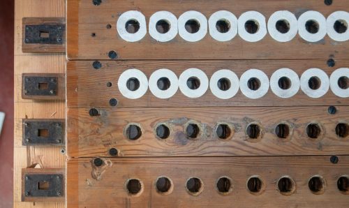 Perforaciones del secreto del O.M. con anillas
