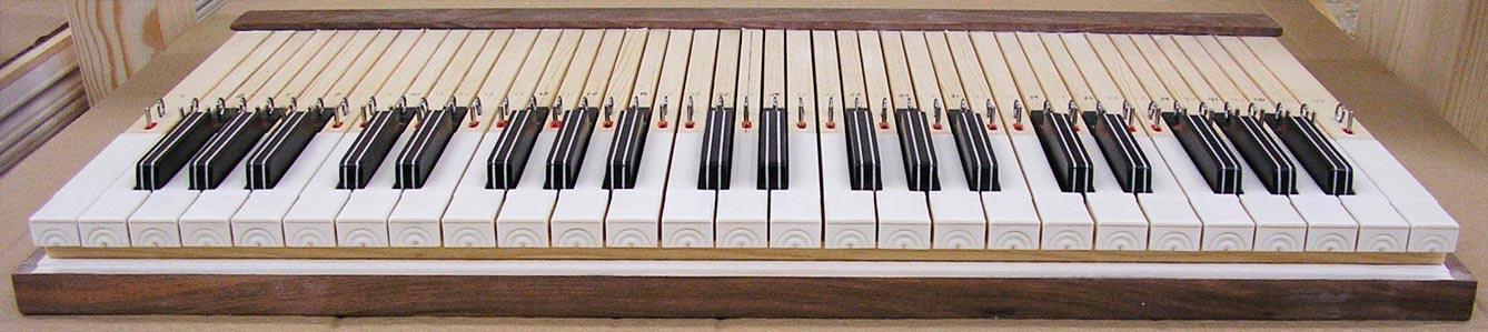 Detalle del teclado